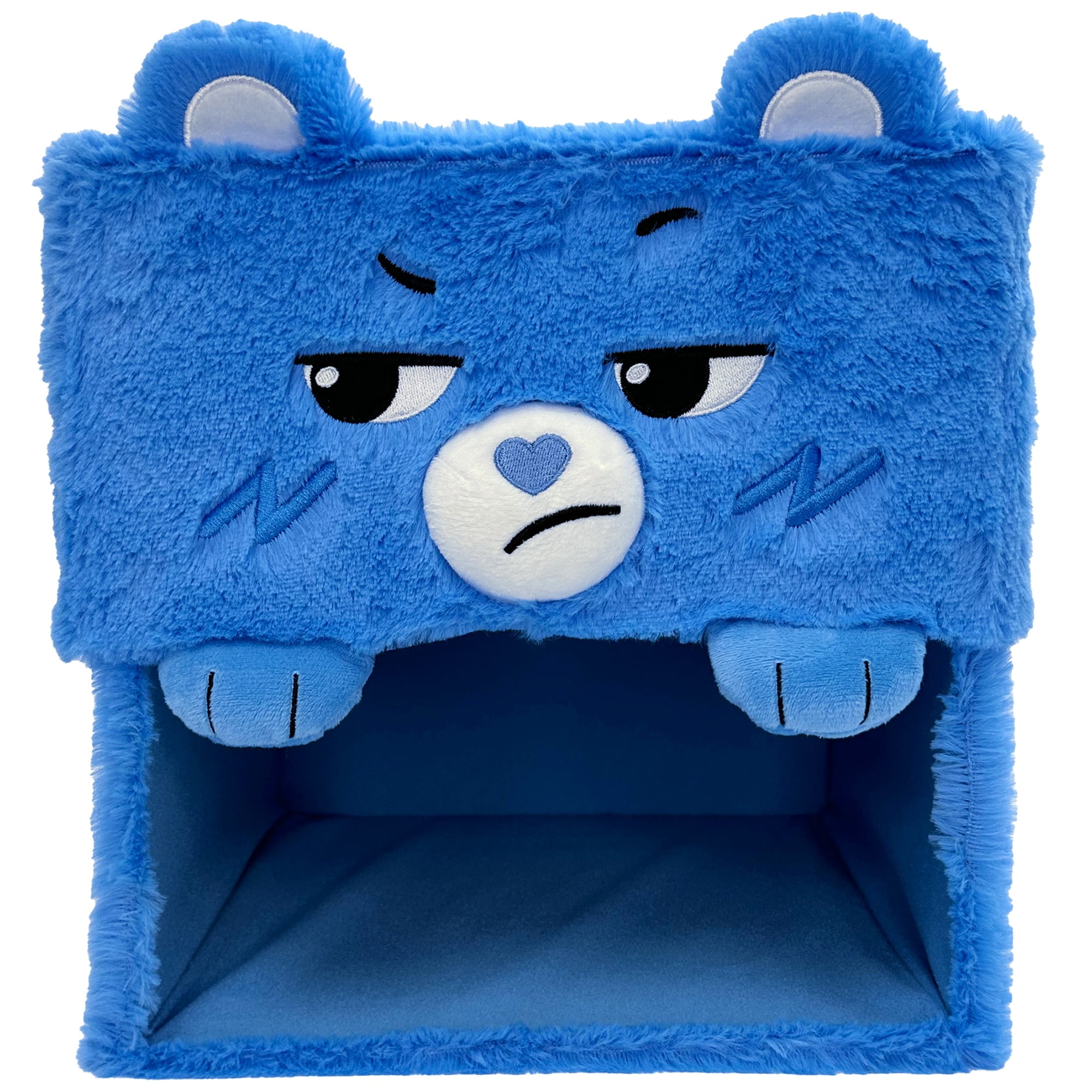 Care Bears: Storables 10" Box - Grumpy Bear - Blue Character Themed Bin, Fabric Storage Container, Opening Top Lid, Holds Toys, Books & More, Licensed