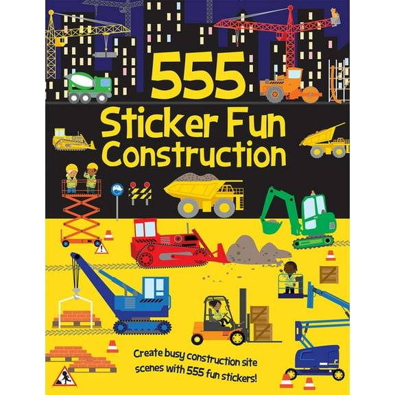 555 Sticker Fun 555 Sticker Fun - Construction, (Paperback)