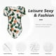 thumbnail image 4 of Balery Cactuses Body de cuello redondo de manga corta para mujer Tops de manga corta Tops básicos-Medium, 4 of 7