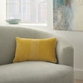thumbnail image 4 of Mina Victory Life Styles Cotton Hand Stitched Stripe Throw Pillow in Yellow, 4 of 5
