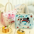 thumbnail image 4 of Adorable Insulated Lunch Pouch Heat Resistant Handheld Food Bag, 4 of 12