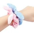 thumbnail image 4 of Bunny Ear Hair Scrunchie Decorative Velvet Hair Tie Solid Color Hair Scrunchie, 4 of 10