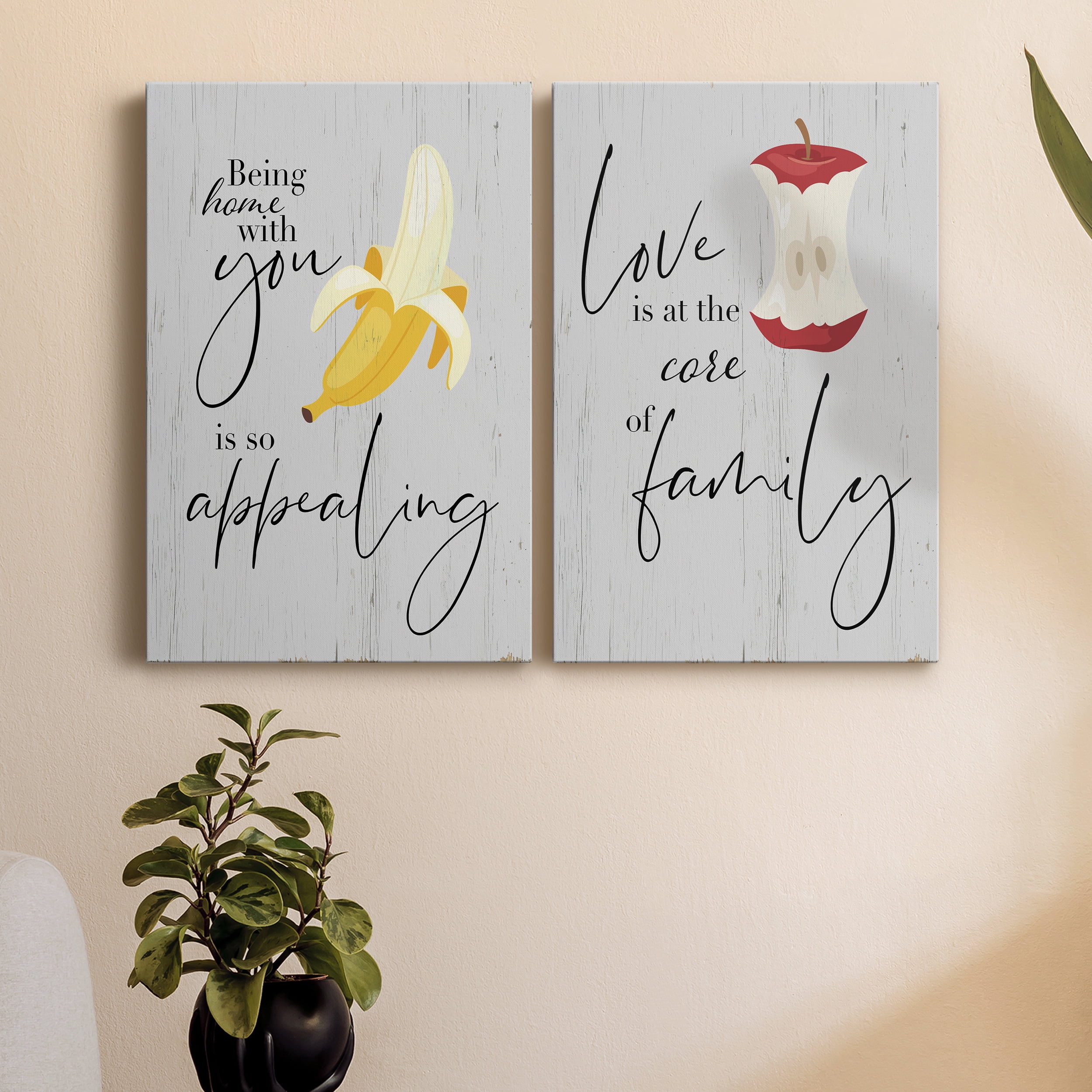 So Appealing Premium Gallery Wrapped Canvas - Ready to Hang - Set of 2 - 32 x 48 Each