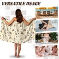 thumbnail image 5 of Yuyamidu Cute Otter Bath Wrap Towels for Women Lemon Towel Wrap Yellow Female Bath Towels with Pocket Home Bath Spa Wrap Reusable Travel Body Wrap Towel Size M, 5 of 7