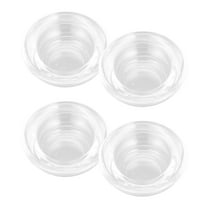 HOMEMAXS 4 Pcs Candle Holders Votive Glass Tea Candlestick