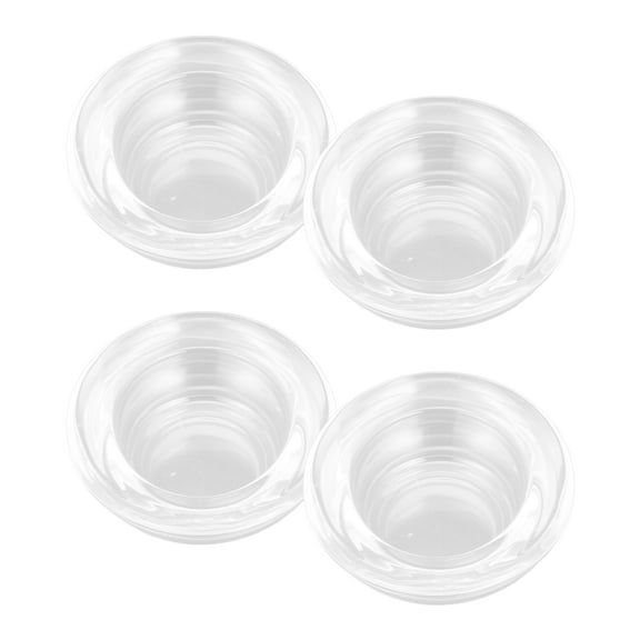 HOMEMAXS  4 Pcs Candle Holders Votive Glass Tea Candlestick