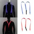 thumbnail image 3 of Utility Suspender Light up LED Y Shape Suspender Trouser Suspender Party Supply, 3 of 10