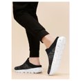 thumbnail image 3 of Men's Backless Slip‑on Mule Walking Shoes, Knit Mesh Casual Slide Footwear With Segmented Grooved Outsole for Daily Leisure, 3 of 4
