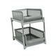 thumbnail image 3 of Estante organizador de gabinete extraíble, estante de almacenamiento de 2 niveles, estante para champú y baño Gris, 3 of 9