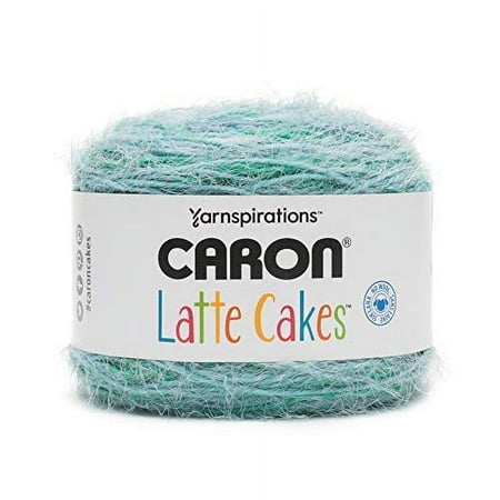 UPC: 0057355432055 | Caron Latte Cakes Self-Striping Yarn 8.8 oz. / 250g 530 Yards / 485 Meters (Velvet Teal 291222-22006)
