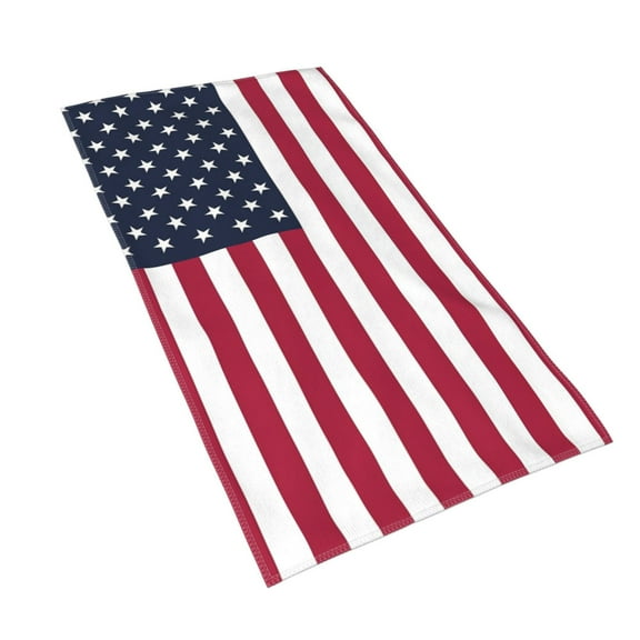 Hand Towels America Flag Bath Shower Towels Fingertip Kitchen Dish Guest Towel 15.7 X 27.5 In