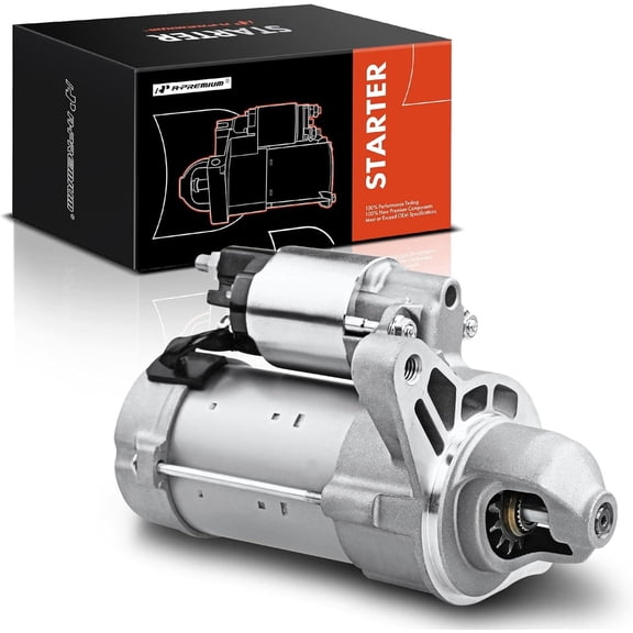 A-Premium Starter Motor Compatible with Ford F-150 2015 2016 2017 2018 2019 2020 V6 2.7L, 12V 1.2KW 13-Teeth Clockwise, Replace# FL3T-11000-AC, FL3Z-11002-A