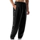 thumbnail image 1 of Lucakuins, pantalones para correr para hombre, pantalones de entrenamiento elásticos con botones laterales de Color en contraste, pantalones de chándal informales, ropa de calle Lucakuins  moda, 1 of 4