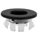 thumbnail image 2 of Cubierta de desbordamiento para lavabo de baño, decoración para fregadero de cocina, orificio de repuesto para baño, color negro, 2 of 14