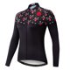 thumbnail image 3 of 2021 Maillot de ciclismo de manga larga para mujer, maillot de bicicleta de carretera, MTB, camiseta de bicicleta de carretera, maillot de carreras, blusa para niñas, tops de otoño y primavera, rojo, 3 of 5