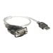 thumbnail image 3 of USB-A to Serial Converter cable 45cm Male to Male Serial/RS232/COM/DB9 Prolific PL-2303RA Chip Black/Silver cable Three Year Warranty Equivalent to ICUSB232V2., 3 of 12