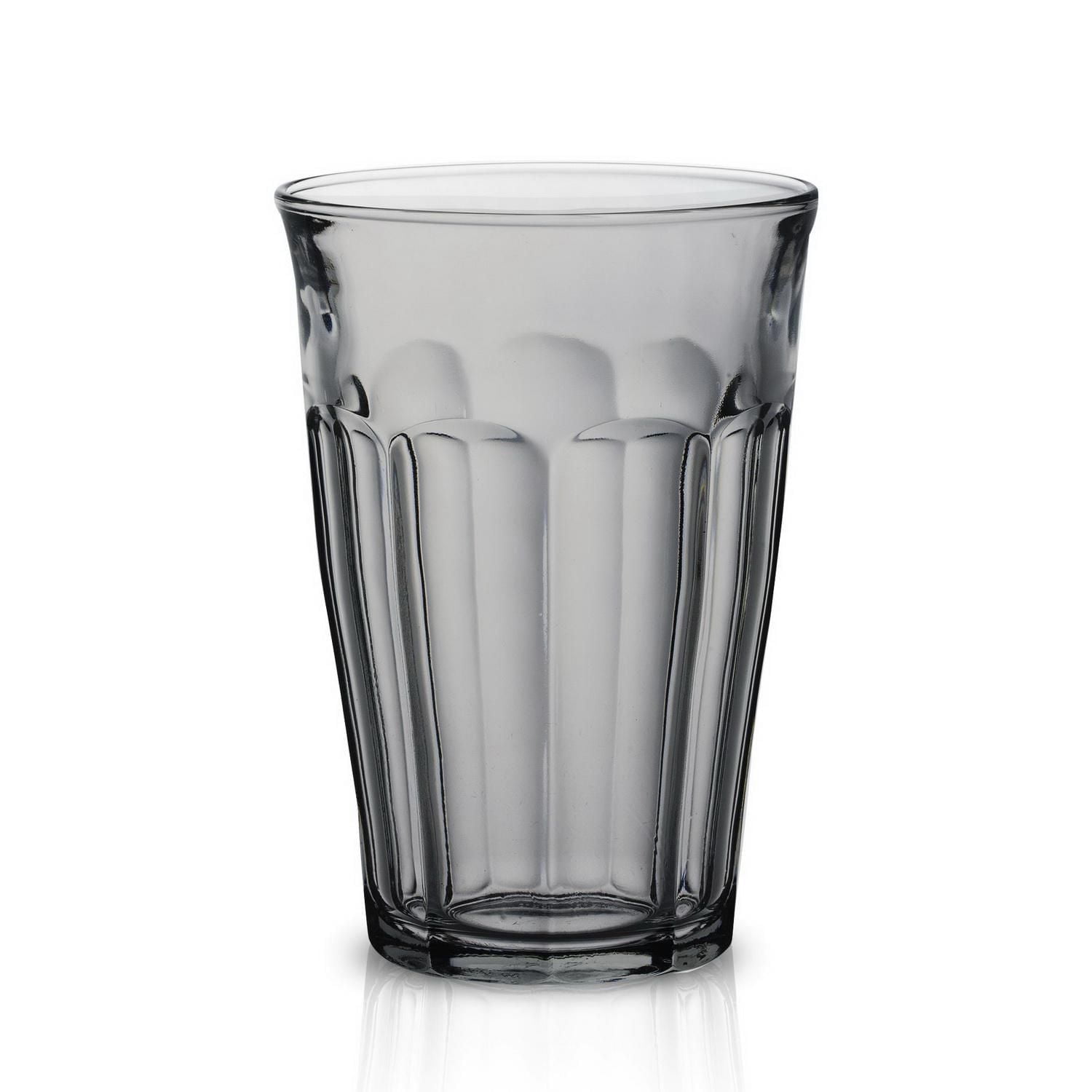 Duralex Picardie Gobelets en verre gris, 360 ml Ensemble de 4