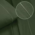 thumbnail image 2 of MyOwn Twin XL Sheet Sets - Cotton Rich Twin XL Bedding Sets, 3 Piece Deep Pocket Twin XL Sheet - Ultra Soft, Wrinkle Resistant, Quick Dry, Easy Care Twin XL Sheets - Olive Green, 2 of 6