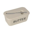 thumbnail image 2 of Butter Dish with Lid and Knife, Airtight Storage Container, Countertop or Refrigerator, Kitchen Food Preservation Box with Spreader A, 6.6x3.86x2.87", 1Pcs, 2 of 3