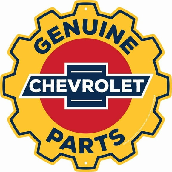 Hangtime Chevrolet Parts 12 inch Gear Sign