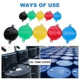 Stri 40pcs Iron Bucket Covers Gallon Barrel Seal Covers Gallon Drum