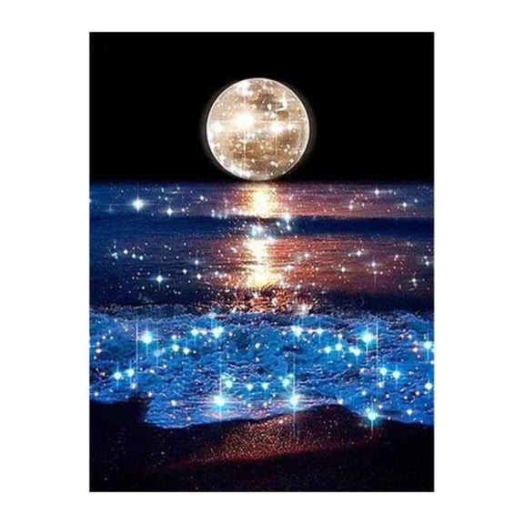 Dreamy Landscape Diamond Painting Kit for Adults & Kids, 30x40cm Handmade Wall Art, Full Drill DIY Diamond Art Kits for Home Decor