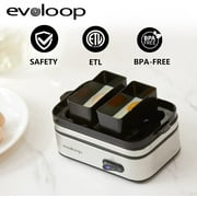 Evoloop Plastic 6-Egg Cooker Electric Egg Poacher