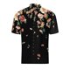 thumbnail image 2 of Camisas Vaqueras Para Hombre Manga Corta Camisa de manga corta con solapa y hebilla de bolsillo con impresión digital 3D para hombre (Black, XL), 2 of 4