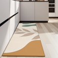 thumbnail image 4 of Brown Boho Plant Pattern Kitchen Rug Mat,Kitchen Runner Rugs Non Skid Washable,Decorative Kitchen Floor Mats for Kitchen,Sink,Laundry,17"X47", 4 of 5