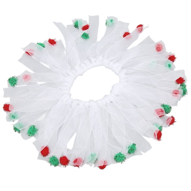 Collar de Navidad para mascotas, ajustable, cómodo, con pompón de Navidad, para perros y gatos