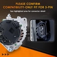 Alternator for 2007-2013 Nissan Altima, 2007-2012 Sentra, 2011-2015 ...