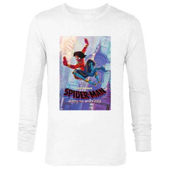 Marvel Spider-Man: Across the Spider-Verse Pavitr Poster - Long Sleeve T-Shirt for Men - Customized-White