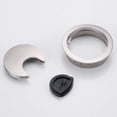 thumbnail image 2 of 4 X 60mm Desk Table Grommet Cable Tidies Computer Desk Surface Port Hole Covers (brushed Chrome), 2 of 5