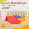 thumbnail image 4 of Wilwolfer 6 in 1 Climbing Toys for Kids Toddlers, Baby Foam Block Indoor Play Set for Climbing, Crawling and Sliding, 4 of 8