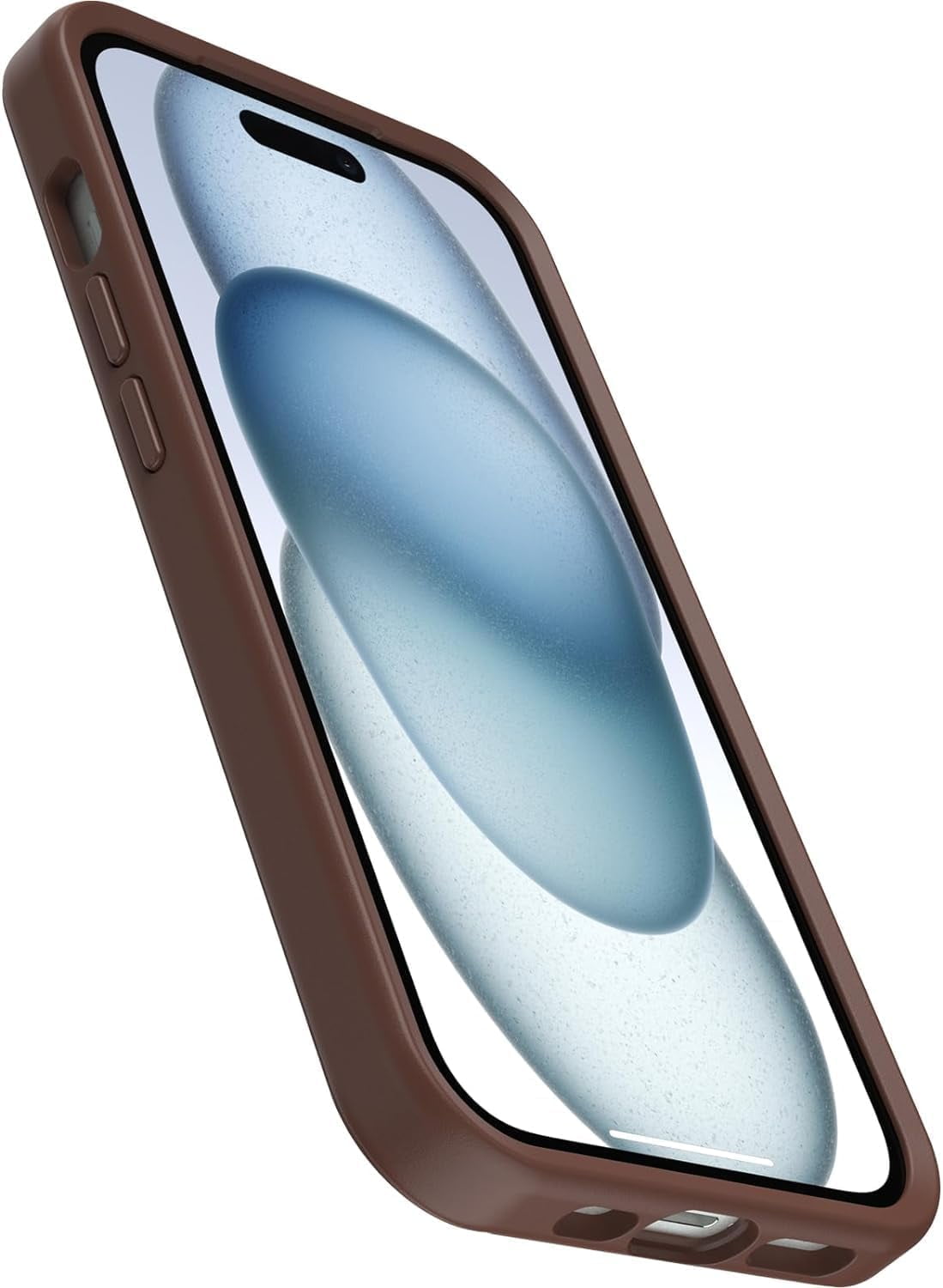 OtterBox Symmetry Series+ Case With MagSafe for iPhone 15, iPhone 14, and iPhone 13, Brown