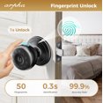 thumbnail image 6 of ARPHA Smart Fingerprint Door Knob, Keyless Entry Door Lock with App Control, Smart Door Knob with Keypad, One-Time Code, Anti-Peeping Password, Biometric Fingerprint Unlock, 6 of 8