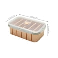 thumbnail image 3 of Honmine Large Capacity Multi Compartment Silicone Lunch Box, Soup Box Food Storage Box Food Grade, Bento Bowl Lunch Box for Microwave Freezer, 3 of 5