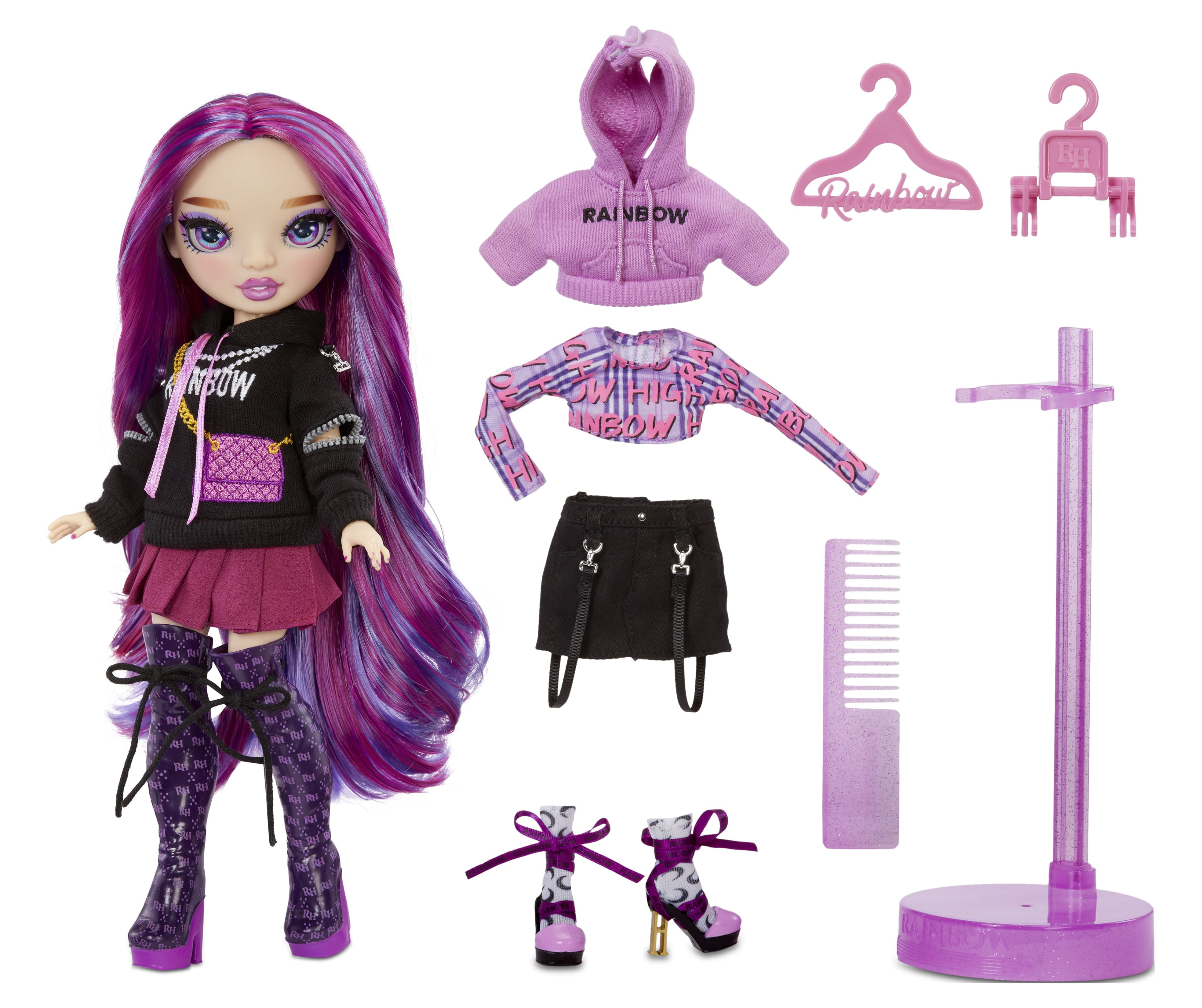 Rainbow High Emi Vanda Orchid Fashion Doll Playset, 9 Pieces