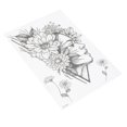thumbnail image 3 of Temporary  Sticker - Waterproof Women  Sticker with Fantastic Flower Patterns for Arm Chest Back Leg Tattooing Art and Beauty, 3 of 8
