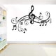 thumbnail image 5 of Bearachild Pegatina de pared de notas musicales, decoración de fondo, calcomanía de fondo DIY para interiores Decoración del hogar Negro 72X75cm, 5 of 6