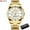 Pink, variant on Gold Watches Men's Luxury Top Brand Curren Quartz Wristwatch Fashion Sport And Causal Business Watch Male Clock Reloj Hombres - Quartz Wristwatches