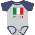 thumbnail image 3 of Inktastic Italy Flag & Italia Black Border Boys or Girls Baby Bodysuit, 3 of 5
