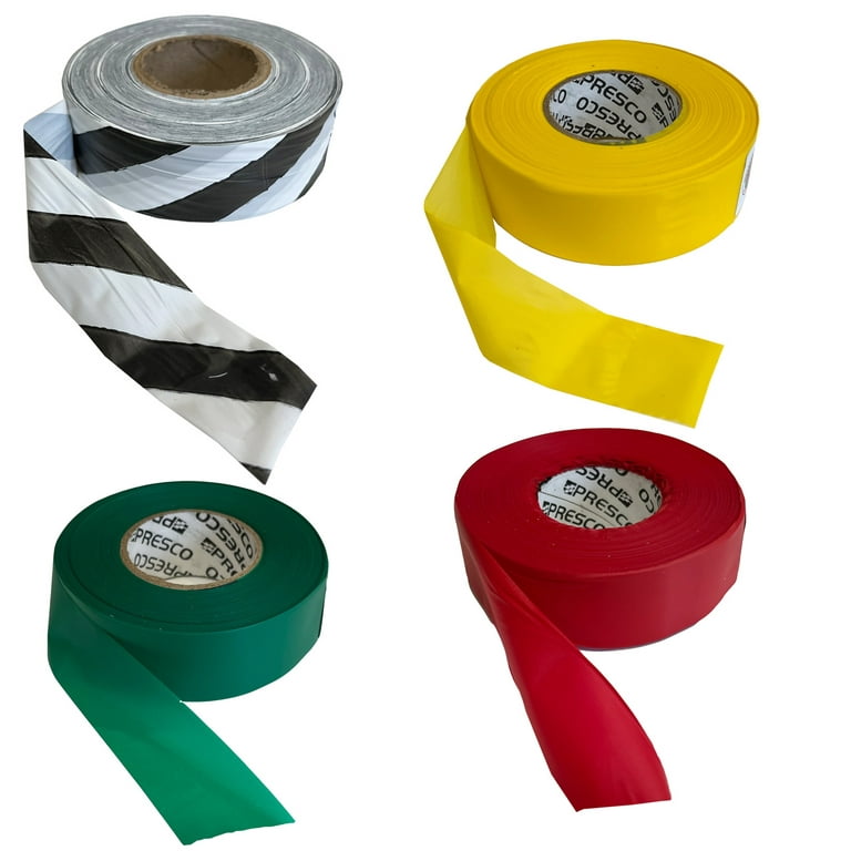 Triage Marking Tape 300' Rolls - 4 Color Set - Incident Command Supplies