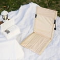 thumbnail image 4 of Portable Beach Mat Lounger Chair Adjustable Reclining Back Beach Lounger for Sunbathing Camping Beach, 4 of 5