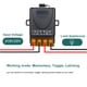 thumbnail image 5 of Interruptor remoto,Control de Motor de Interruptor de Control Remoto Inalámbrico de Un Solo Canal Ac85-220V Tomshoo  Con 2 mandos a distancia de 433Mhz, 5 of 7