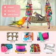 thumbnail image 3 of Parrot Toy Climbing Net Swing, Made of Natural Materials, for Medium and Large Birds to Play, Stand and Restc, 3 of 7