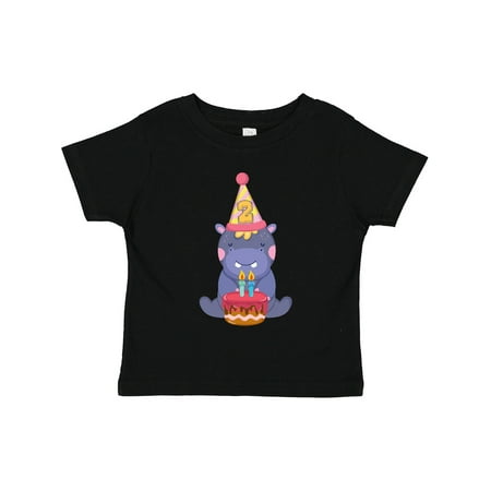 

Inktastic Hippo 2nd Birthday Gift Toddler Boy or Toddler Girl T-Shirt