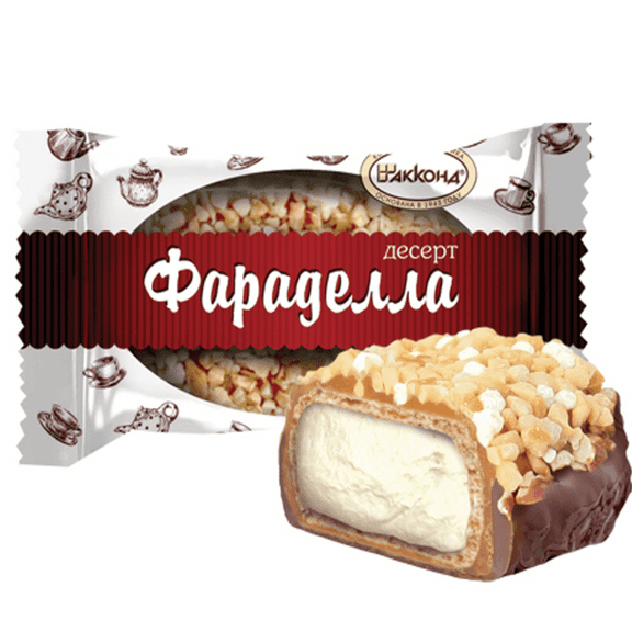 Akkond Faradella Chocolate Glazed Waffle Candies 226g / 7,97oz