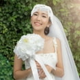 thumbnail image 7 of Sensethe Bridal Bride Pearls Veil Women's Tulle Long Veil Headband for Wedding Party, 7 of 7