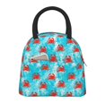 thumbnail image 1 of Balery Crab Swims In The Ocean Bolsa de Almuerzo para Mujeres, Caja de Almuerzo, Bolsa de Almuerzo Pequeña Impermeable, Tote de Almuerzo Reutilizable con Gran Capacidad, 1 of 6